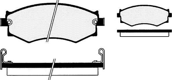 Raicam RA.0505.0 - Brake Pad Set, disc brake www.autospares.lv