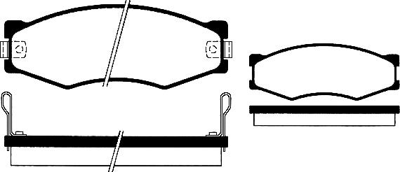 Raicam RA.0514.0 - Bremžu uzliku kompl., Disku bremzes www.autospares.lv