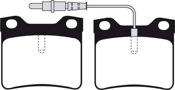 Raicam RA.0539.0 - Bremžu uzliku kompl., Disku bremzes autospares.lv