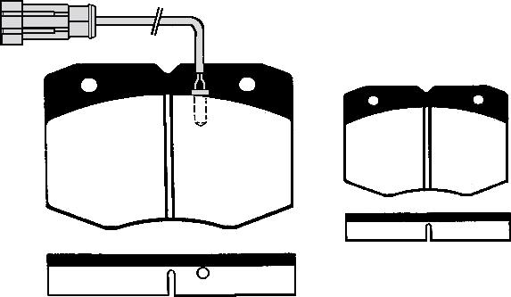 Raicam RA.0529.2 - Bremžu uzliku kompl., Disku bremzes www.autospares.lv