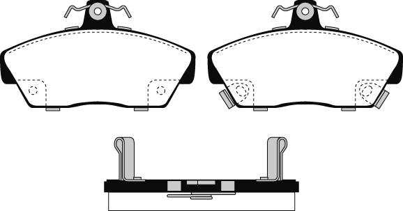 Raicam RA.0520.0 - Brake Pad Set, disc brake www.autospares.lv