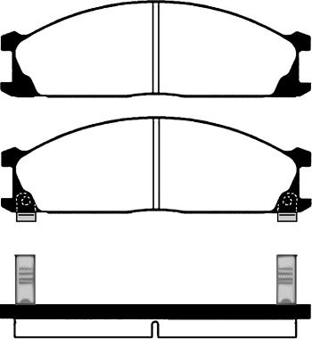 Raicam RA.0527.0 - Bremžu uzliku kompl., Disku bremzes autospares.lv