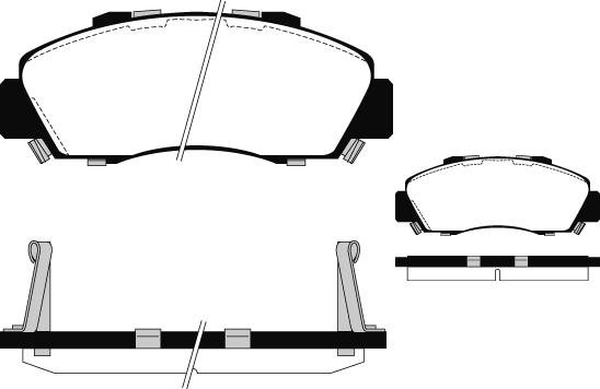 Raicam RA.0699.0 - Bremžu uzliku kompl., Disku bremzes www.autospares.lv