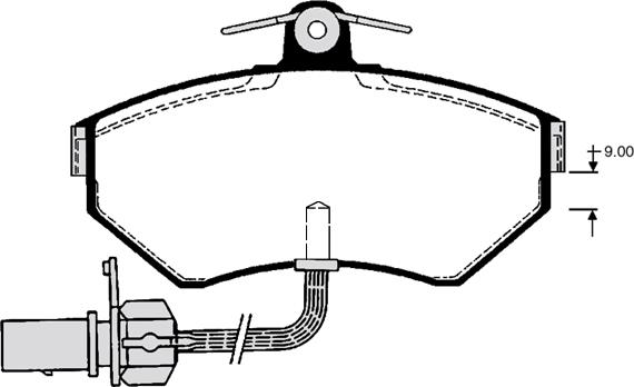 Raicam RA.0695.2 - Тормозные колодки, дисковые, комплект www.autospares.lv