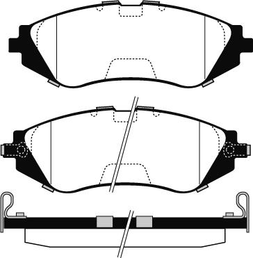 Raicam RA.0645.1 - Bremžu uzliku kompl., Disku bremzes www.autospares.lv