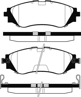 Raicam RA.0646.0 - Тормозные колодки, дисковые, комплект www.autospares.lv