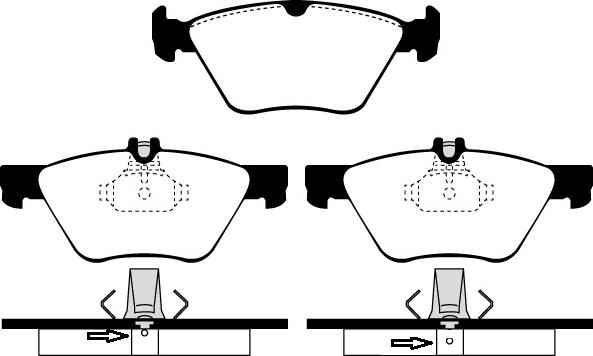 Raicam RA.0654.1 - Bremžu uzliku kompl., Disku bremzes www.autospares.lv