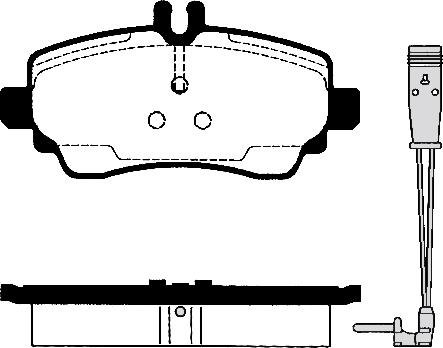 Raicam RA.0656.1 - Bremžu uzliku kompl., Disku bremzes autospares.lv