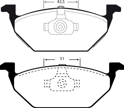 Raicam RA.0653.1 - Brake Pad Set, disc brake www.autospares.lv