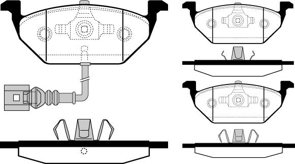 Raicam RA.0653.3 - Brake Pad Set, disc brake www.autospares.lv