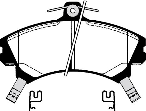 FORMA 616 - Brake Pad Set, disc brake www.autospares.lv