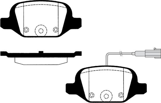 Raicam RA.0609.1 - Bremžu uzliku kompl., Disku bremzes www.autospares.lv