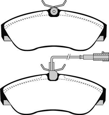 FTE 9001296 - Brake Pad Set, disc brake www.autospares.lv