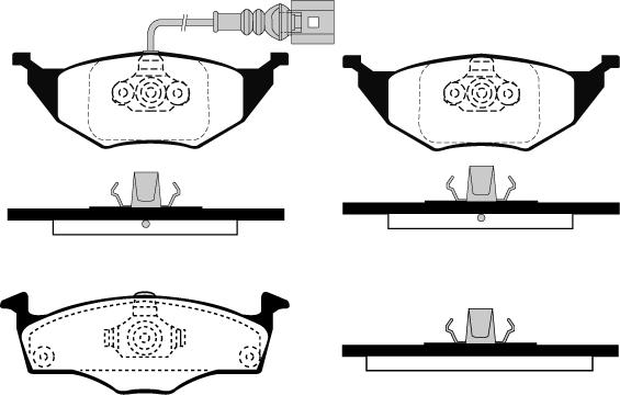 Raicam RA.0684.2 - Bremžu uzliku kompl., Disku bremzes www.autospares.lv