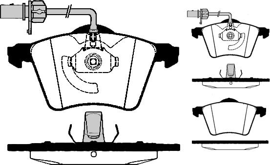 Raicam RA.0687.0 - Bremžu uzliku kompl., Disku bremzes autospares.lv