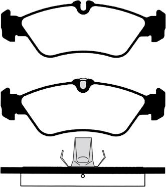 Lemförder 20538 04 - Brake Pad Set, disc brake www.autospares.lv