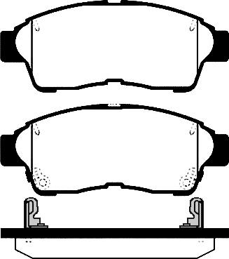 Raicam RA.0624.0 - Тормозные колодки, дисковые, комплект www.autospares.lv