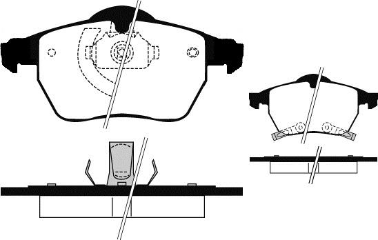 Raicam RA.0674.1 - Brake Pad Set, disc brake www.autospares.lv