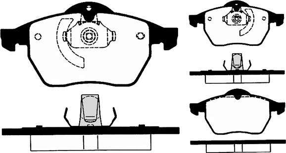 Raicam RA.0673.0 - Тормозные колодки, дисковые, комплект www.autospares.lv