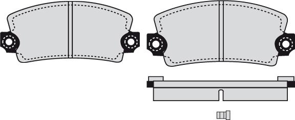 Raicam RA.0086.3 - Bremžu uzliku kompl., Disku bremzes autospares.lv