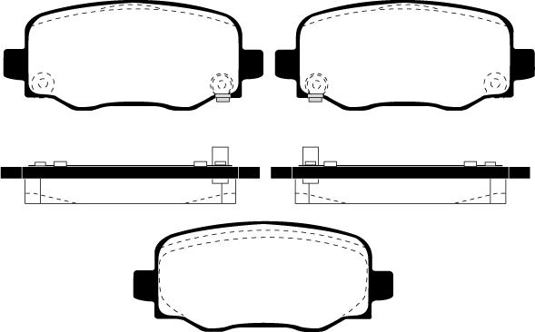 Raicam RA.0109.0 - Bremžu uzliku kompl., Disku bremzes www.autospares.lv