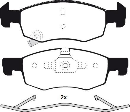 Raicam RA.0130.0K1 - Bremžu uzliku kompl., Disku bremzes www.autospares.lv