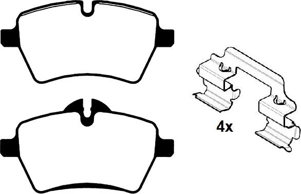 Raicam RA.0848.0K1 - Bremžu uzliku kompl., Disku bremzes www.autospares.lv