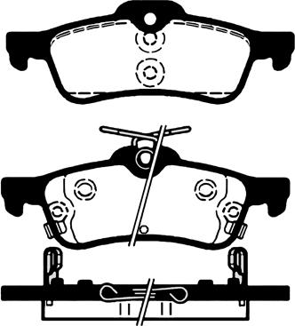 Triscan HP T2193 - Тормозные колодки, дисковые, комплект www.autospares.lv