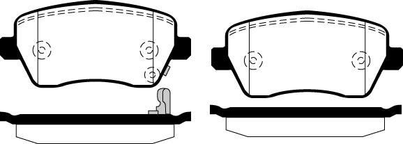 Raicam RA.0805.1 - Brake Pad Set, disc brake www.autospares.lv