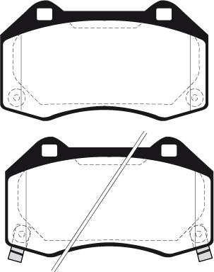 Pagid 8DB 355 025-871 - Brake Pad Set, disc brake www.autospares.lv