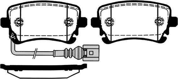 Raicam RA.0819.0 - Тормозные колодки, дисковые, комплект www.autospares.lv