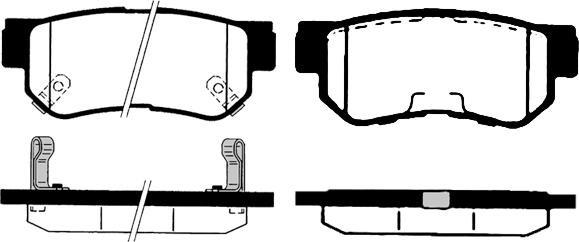 Raicam RA.0833.0 - Brake Pad Set, disc brake www.autospares.lv