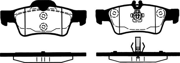 INTERBRAKE PD3187 - Bremžu uzliku kompl., Disku bremzes autospares.lv