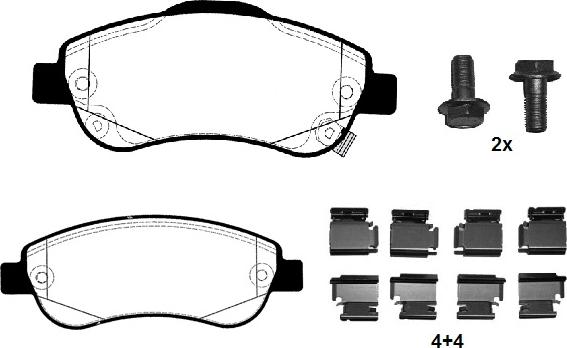 Raicam RA.0399.0K1 - Brake Pad Set, disc brake www.autospares.lv