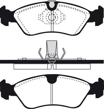 Raicam RA.0395.1 - Bremžu uzliku kompl., Disku bremzes www.autospares.lv