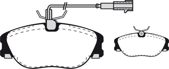 Raicam RA.0352.5 - Тормозные колодки, дисковые, комплект www.autospares.lv