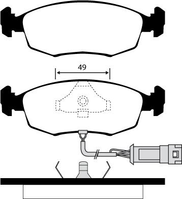 Raicam RA.0318.0 - Bremžu uzliku kompl., Disku bremzes www.autospares.lv