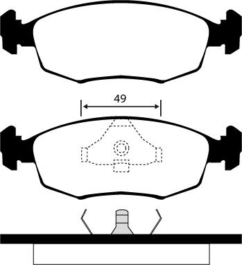 Raicam RA.0318.1 - Тормозные колодки, дисковые, комплект www.autospares.lv