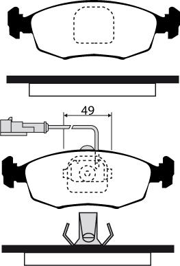 Raicam RA.0318.3 - Bremžu uzliku kompl., Disku bremzes www.autospares.lv