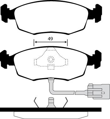 Raicam RA.0318.2 - Bremžu uzliku kompl., Disku bremzes www.autospares.lv