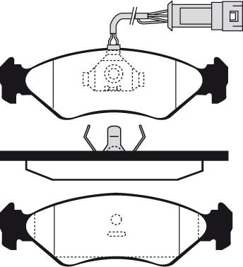 Raicam RA.0384.1 - Bremžu uzliku kompl., Disku bremzes www.autospares.lv