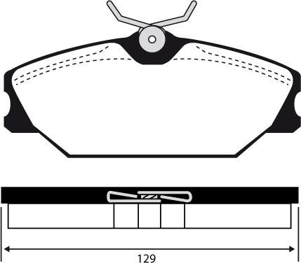 Raicam RA.0388.3 - Тормозные колодки, дисковые, комплект www.autospares.lv