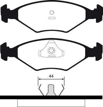 Raicam RA.0331.5 - Тормозные колодки, дисковые, комплект www.autospares.lv