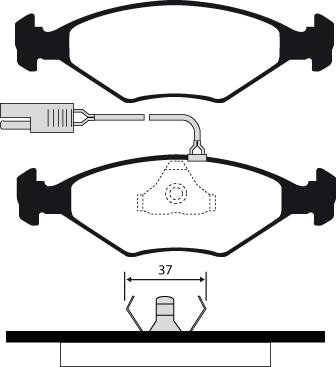 Raicam RA.0331.0 - Bremžu uzliku kompl., Disku bremzes www.autospares.lv