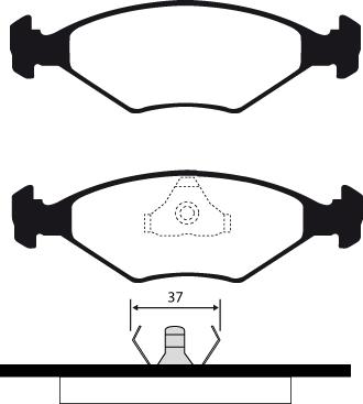 Raicam RA.0331.1 - Bremžu uzliku kompl., Disku bremzes www.autospares.lv