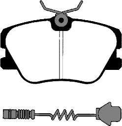 Lucas Electrical GDB1081 - Тормозные колодки, дисковые, комплект www.autospares.lv