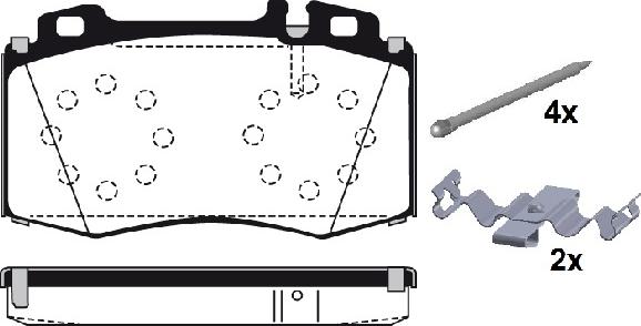 Raicam RA.0791.0K1 - Bremžu uzliku kompl., Disku bremzes www.autospares.lv