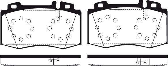 Raicam RA.0791.1 - Bremžu uzliku kompl., Disku bremzes www.autospares.lv