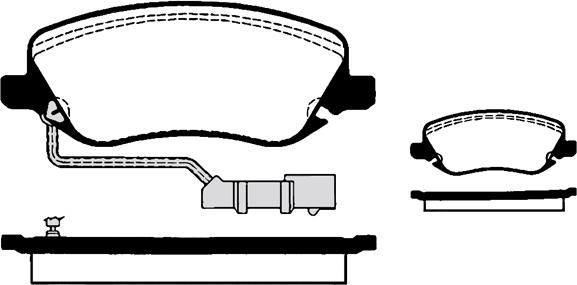 Raicam RA.0798.0 - Bremžu uzliku kompl., Disku bremzes www.autospares.lv