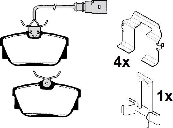 Raicam RA.0793.2K1 - Bremžu uzliku kompl., Disku bremzes www.autospares.lv